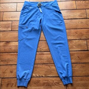 FIGS‎ Women’s Size Small Zamora 2.0 Jogger Scrub Pants W18SW2005 Cell Blue